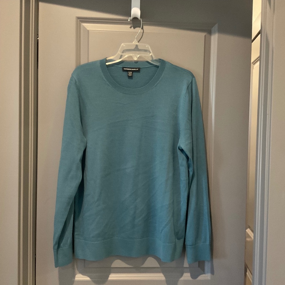 Merino Wool Teal Sweater